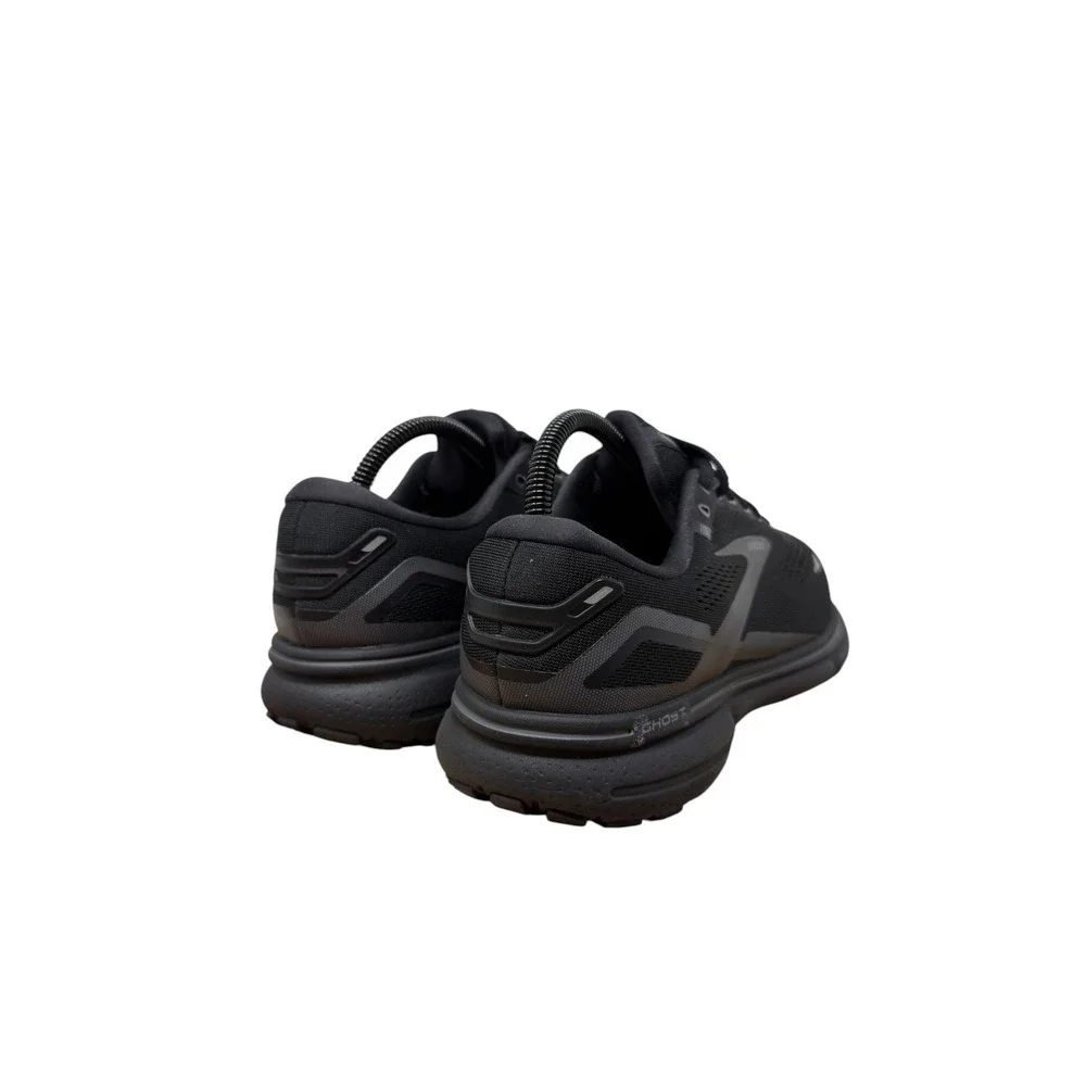 Brooks Ghost 15 Running Shoes Womens 8.5 Wide Black Neutral Sneakers 1203801D020